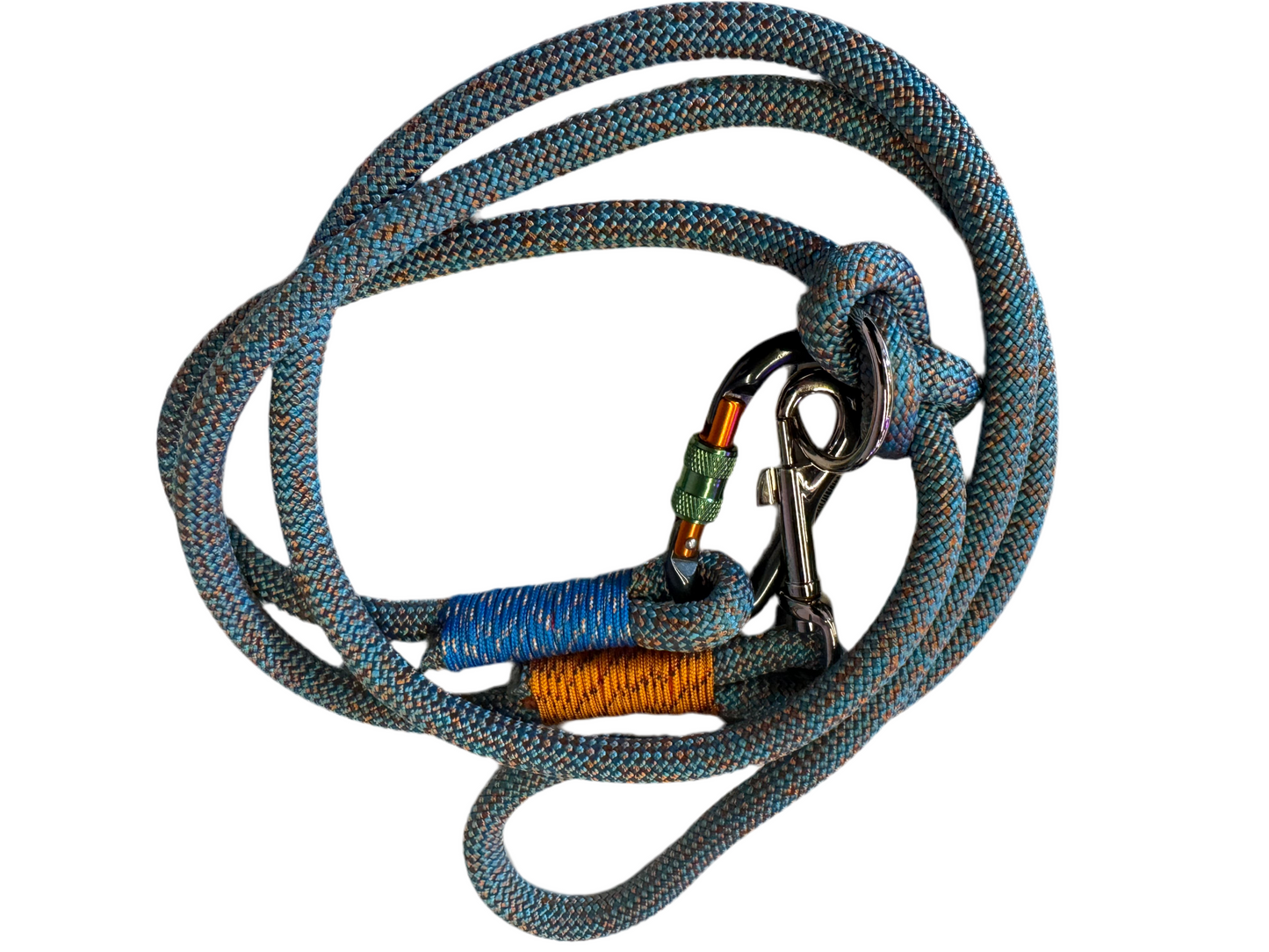 Hundeleine aus Kletterseil - Robust & Wetterfest für aktive Hunde