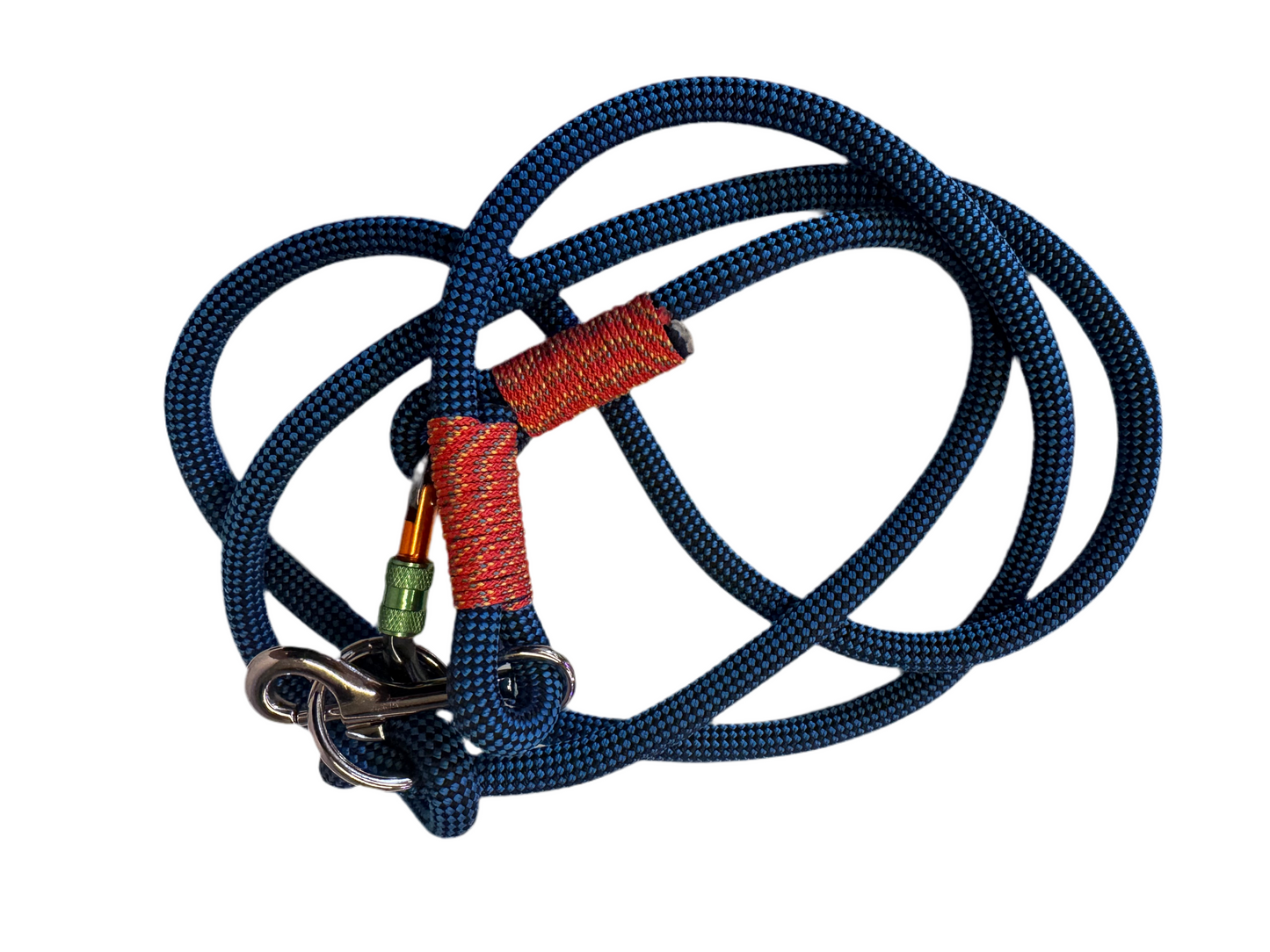 Hundeleine aus Kletterseil - Robust & Wetterfest für aktive Hunde